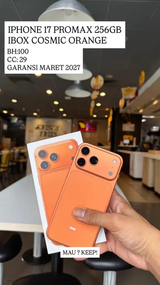 IPHONE 17 PROMAX 256GB IBOX