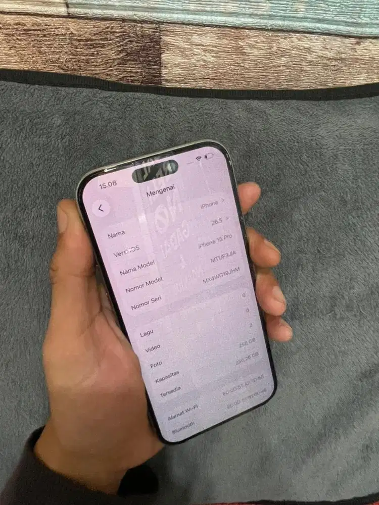 iphone 15 pro 256 cukai resmi like new