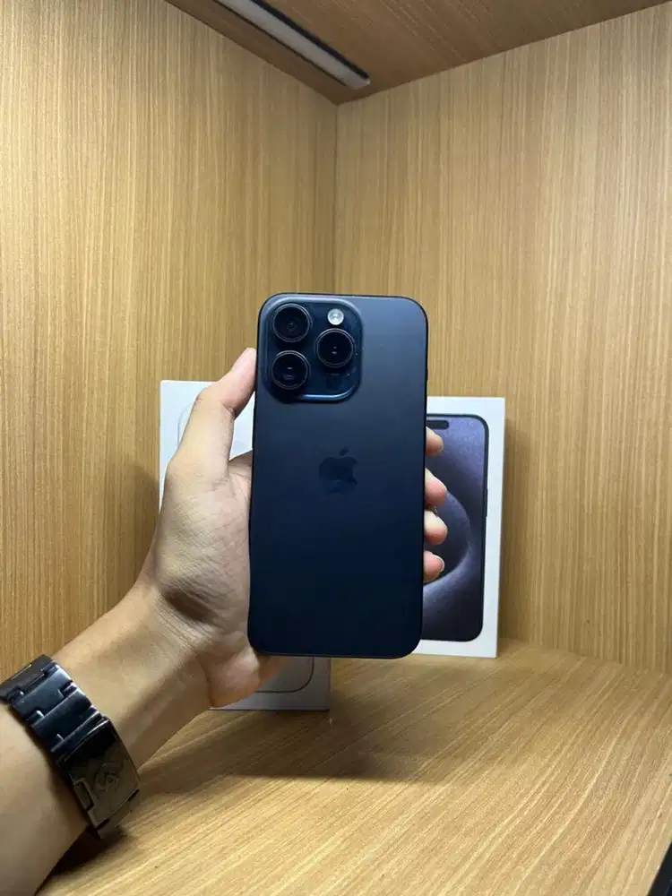 IPHONE 15 PRO blue titanium 128 gb second IBOX