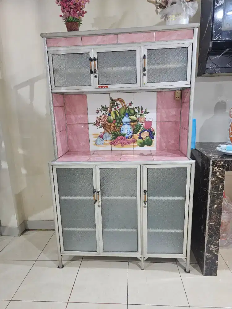 Dijual rak piring alumunium bekas