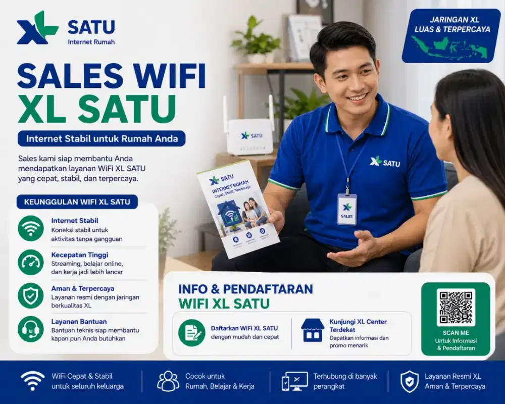 Promo pasang baru Wifi XL Satu