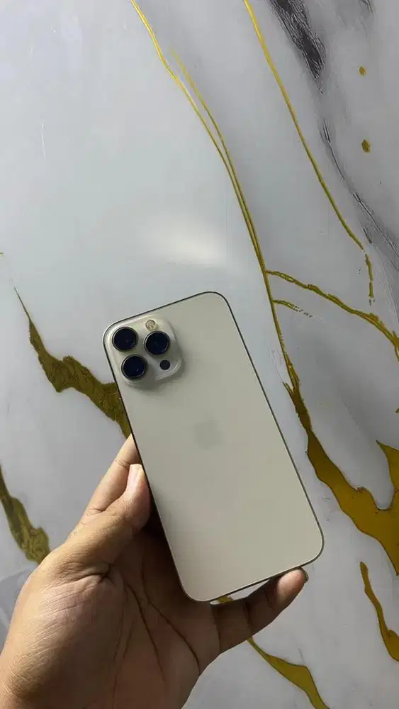 IPHONE 13 PROMAX GOLD 128GB BEACUKAI SETARA IBOX