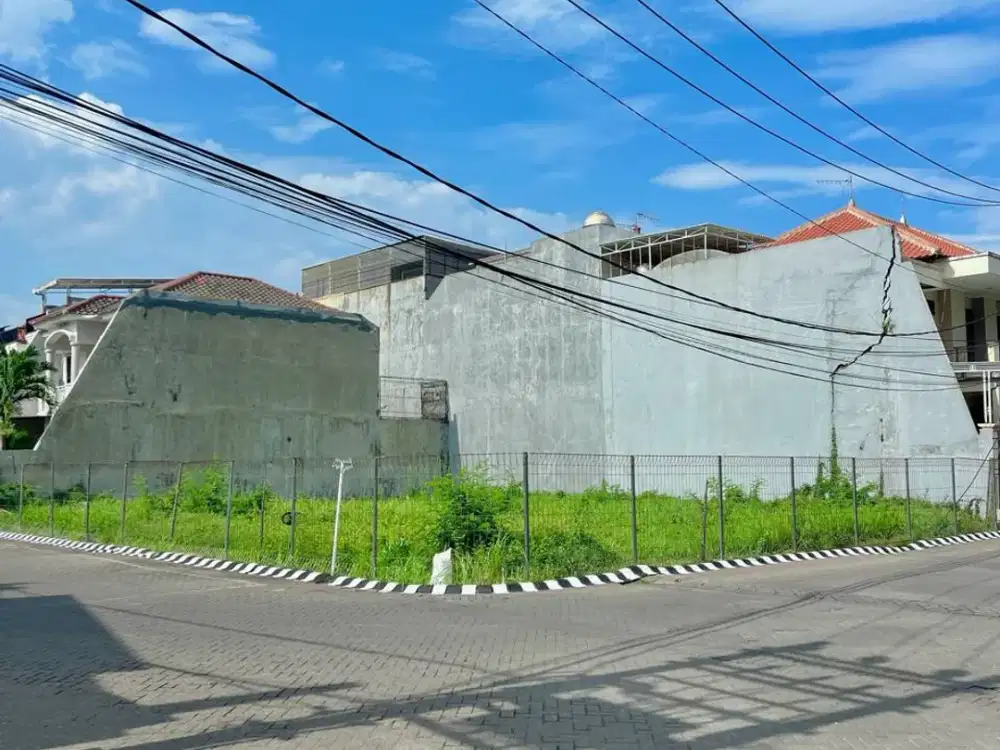 2 unit - Tanah kavling hoek siap bangun Dharmahusada Mas