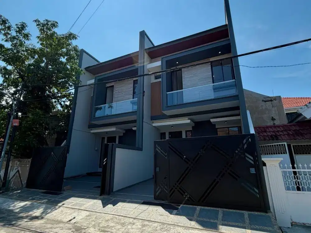 2 unit, Rumah modern di Perumahan Manyar Tirtoyoso