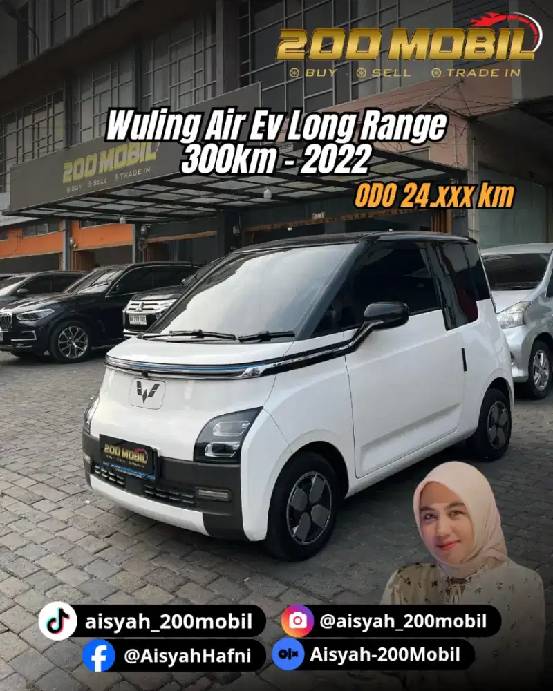 Wuling Air EV Long Range 300km 2022 Listrik