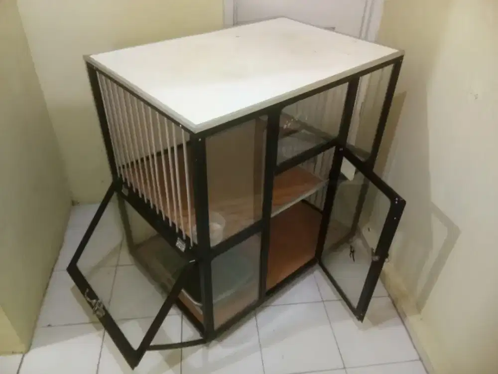 Forsel kandang kucing alumunium