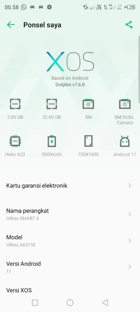 Infinix smart 6 2/32 gb