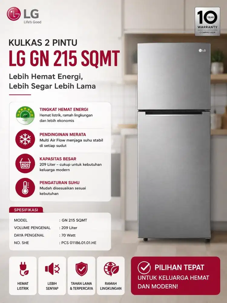 Dijual Kulkas LG