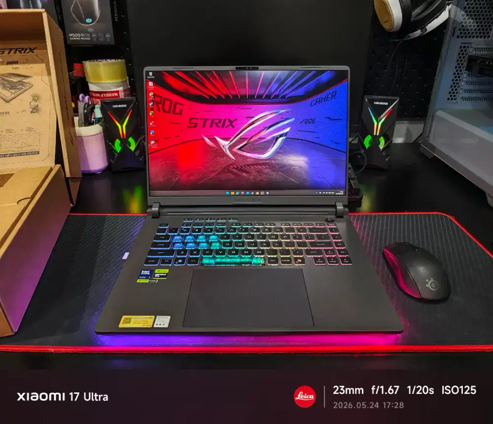 ROG STRIX G16 CORE ULTRA 7 255HX RTX 5050 16GB RESMI FULLSET ISTIMEWA