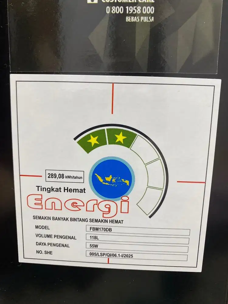 Kulkas changhong 118L