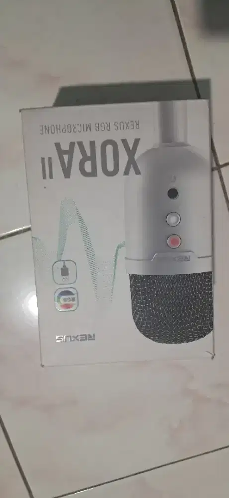 Rexus DM2 XORA II,  mikrofon kondensor