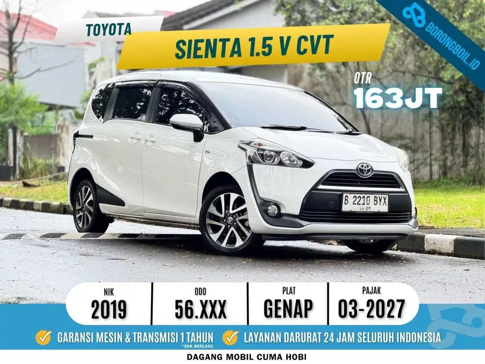 TERMURAH!!SIENTA V AT 2019 PUTIH FAVORIT