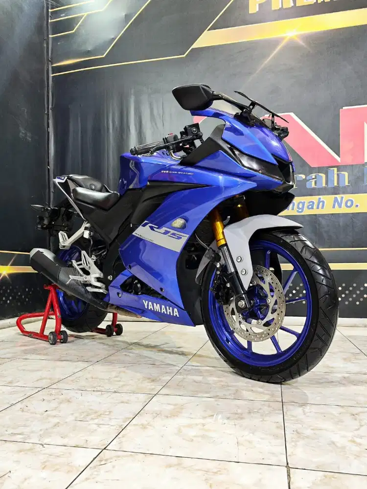 Yamaha All New R15 155 VVA V3 TH 2021 Racing blue gas riding
