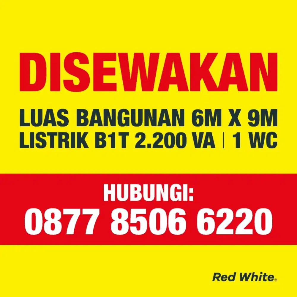 Disewakan Ruang Toko/ Kantor/ Gudang