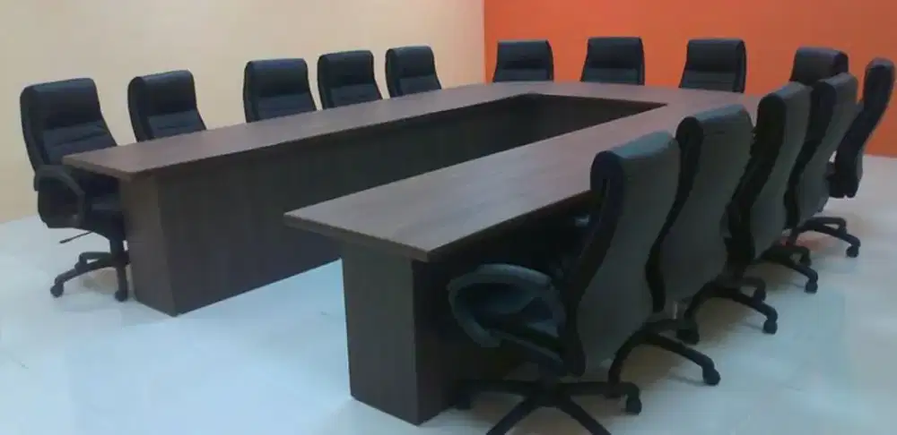Meja rapat hpl custom