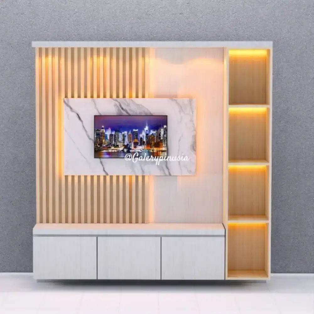 Backdrop tv minimalis