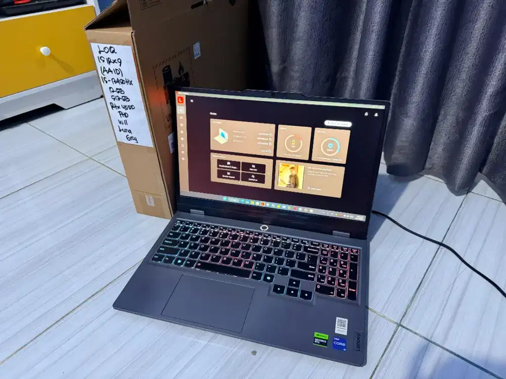 Lenovo Loc legion 15irx9 RTX 4050 INTEL i5 13450hx ram 20gb ddr5