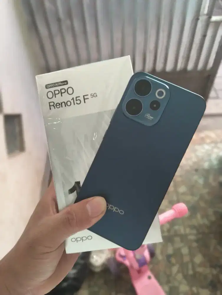 Oppo Reno 15f 5g 12/256 lengkap fullset original semua