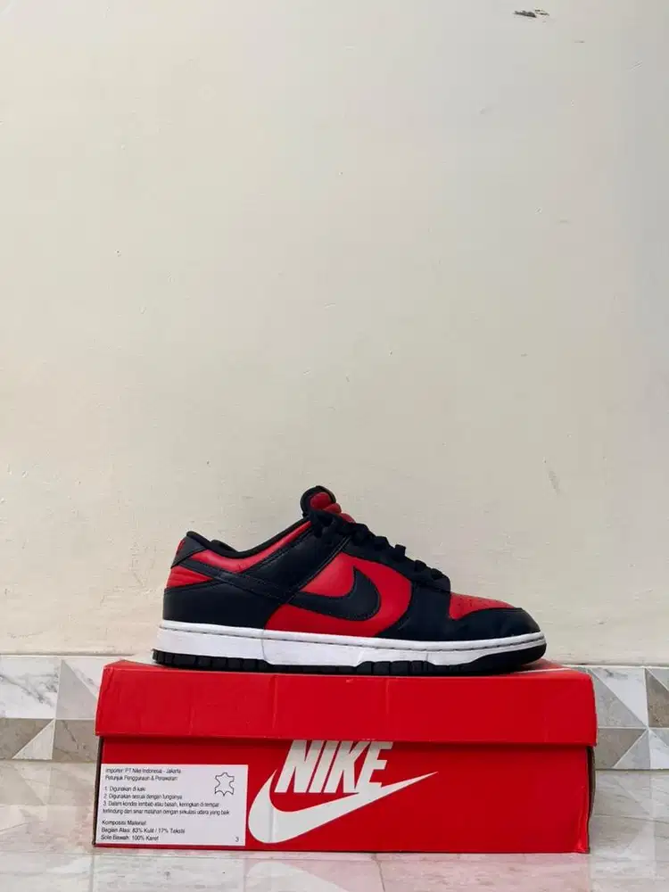 Nike Dunk Low Red Obsidian (Size 45) Original 100%