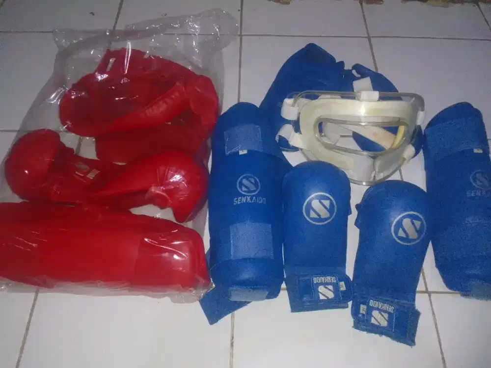 paket karate set kumite senkaido