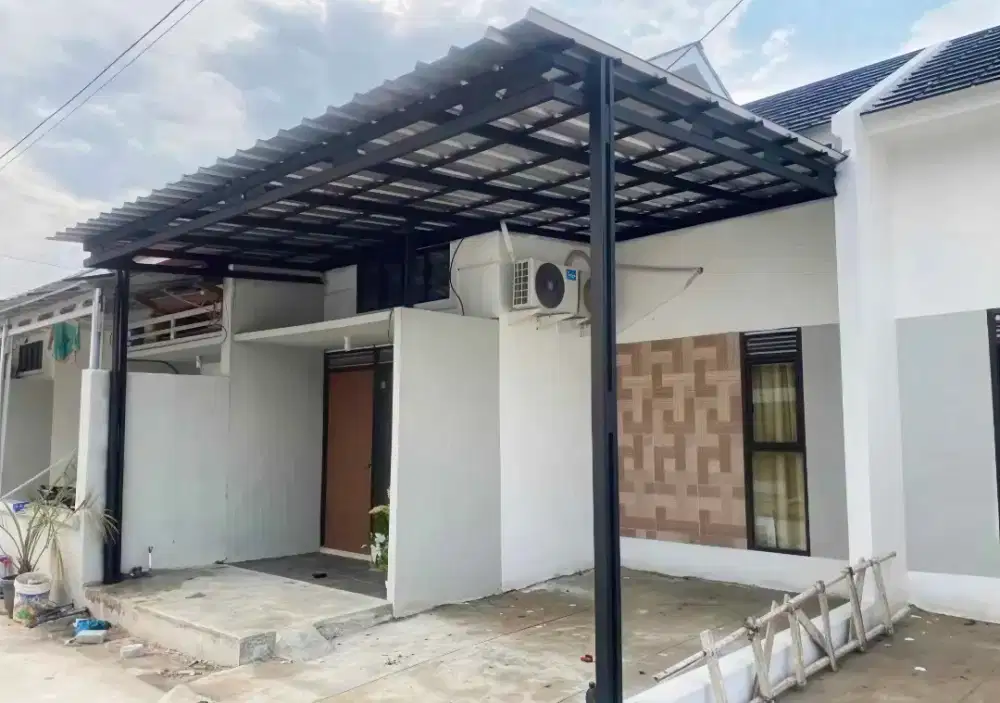 Pasang kanopi baja ringan