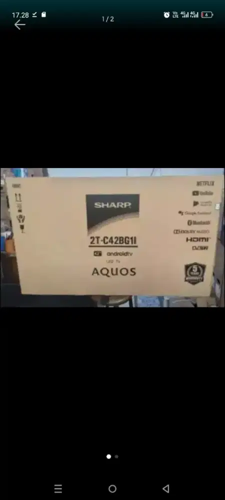 TV Sharp Aquos 43 inch
