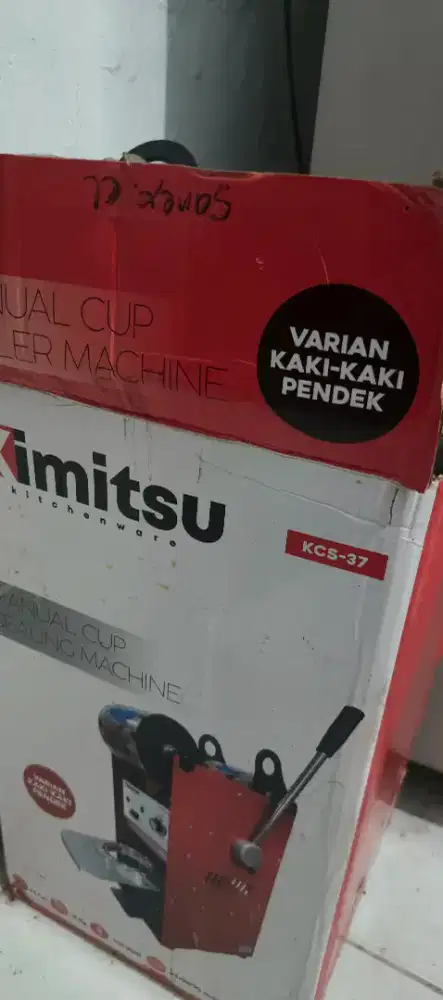 mesin cup sealer dan plastik cup