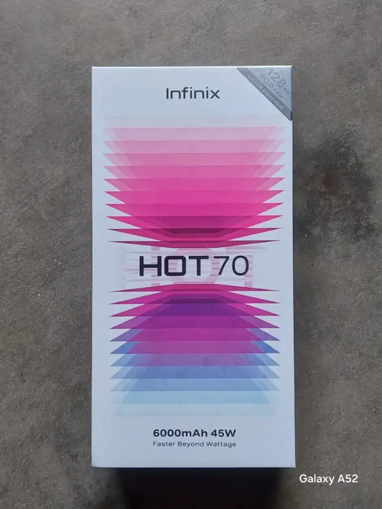 INFINIX HOT 70 4/128 || 6/128 NEW GARANSI RESMI