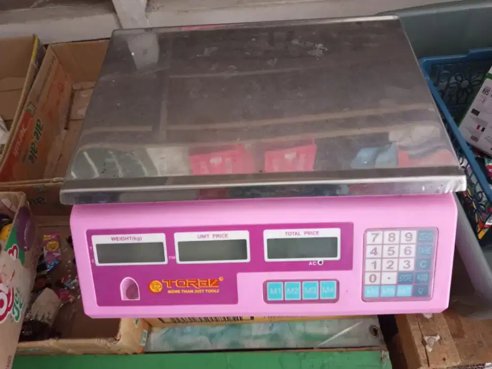Jual show case dan timbangan elektrik