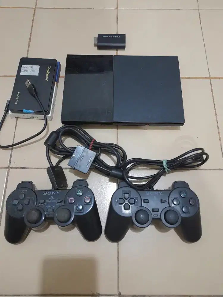 Ps 2 Slim Matrix game Hardis external kpasitas 60gb Fullgamw