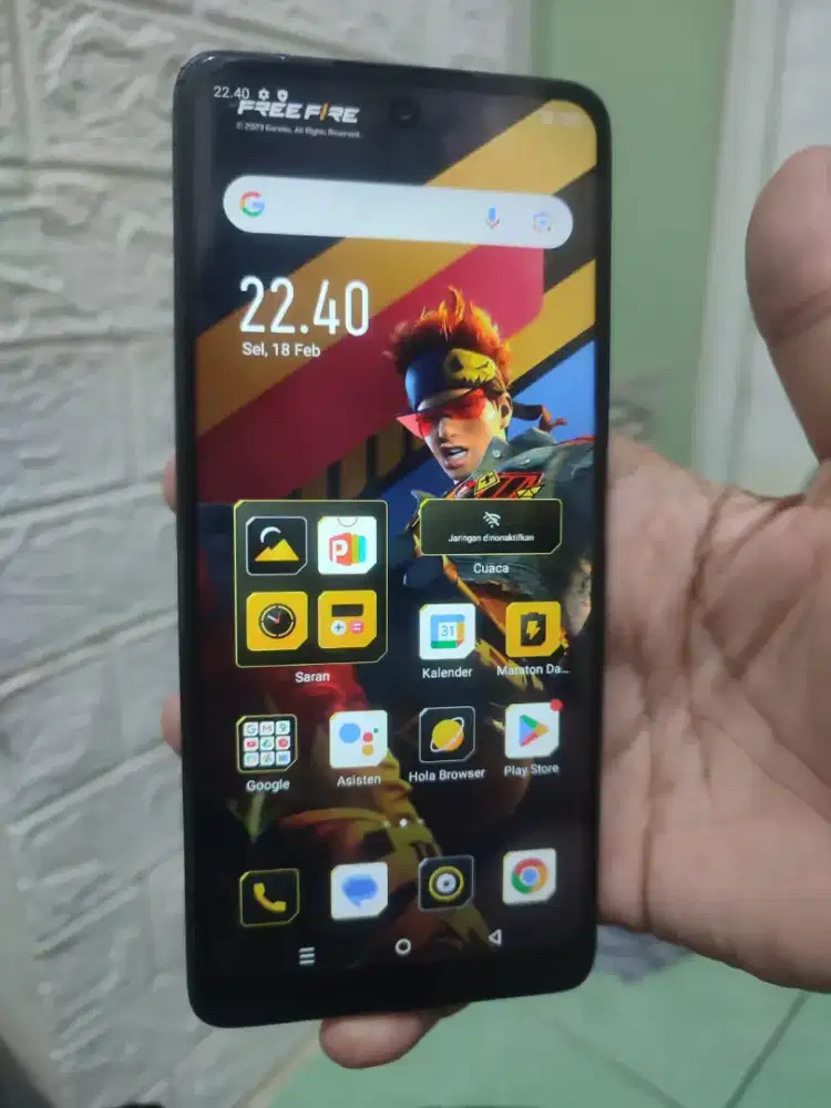 Infinix Hot 30 ram 16/128  NFC on kondisi normal