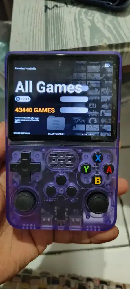 R36S handheld game