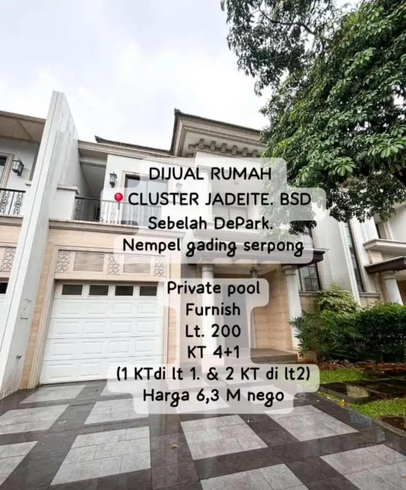 RUMAH MILLENIAL DI BSD CITY AKSES TOL