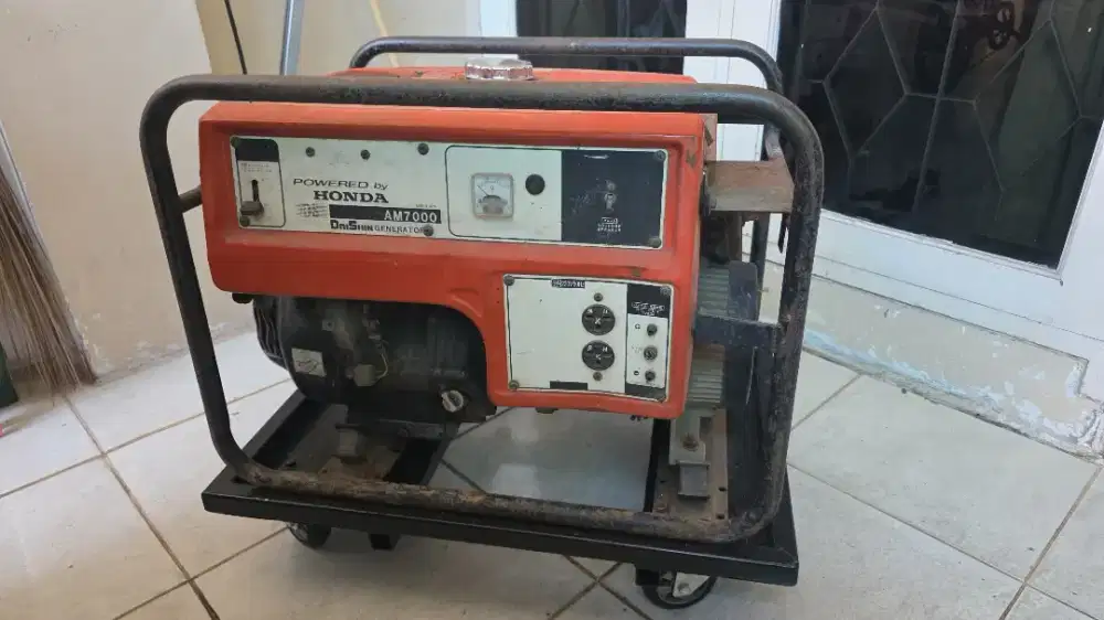 Genset Honda AM7000 / DaiShin Generator – Kondisi Normal & Kokoh
