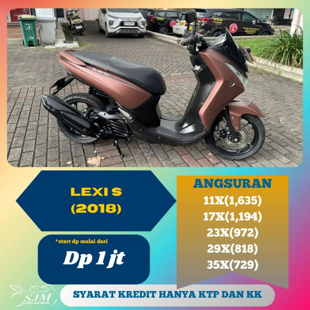YAMAHA LEXI S KEYLESS 2018 CASH & KREDIT