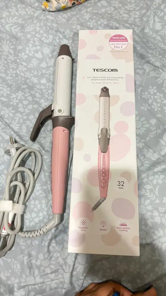 Tescom Ionic Steam Curling Iron