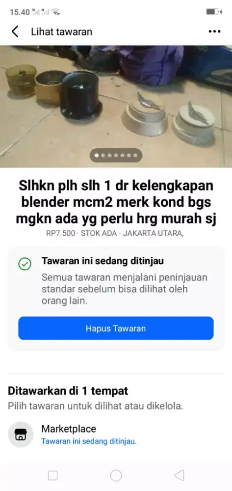 Slhkn plh slh 1 dr kelengkapan blender mcm2 merk mgkn ada yg perlu