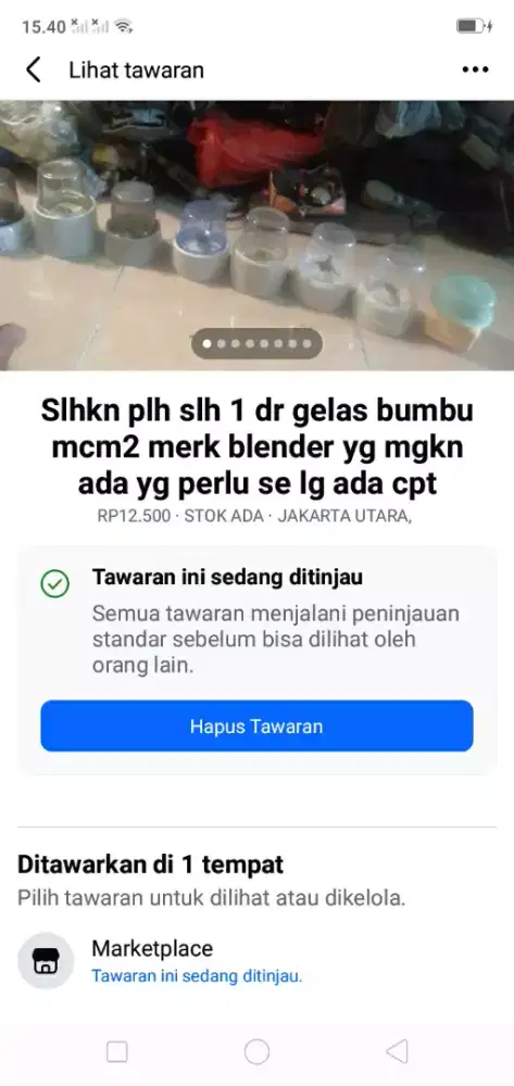 Slhkn plh slh 1 dr kelengkapan gelas blender mcm2 merk kond bgs murah