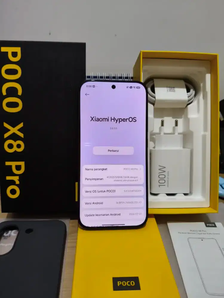 Poco x8 pro 5g 8/512gb second likenew