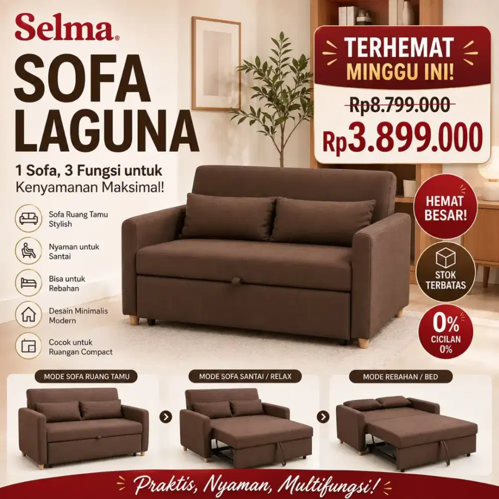 Sofa Sleeper Laguna 2 Dudukan