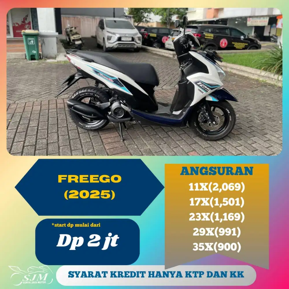 YAMAHA FREEGO 2025 CASH & KREDIT