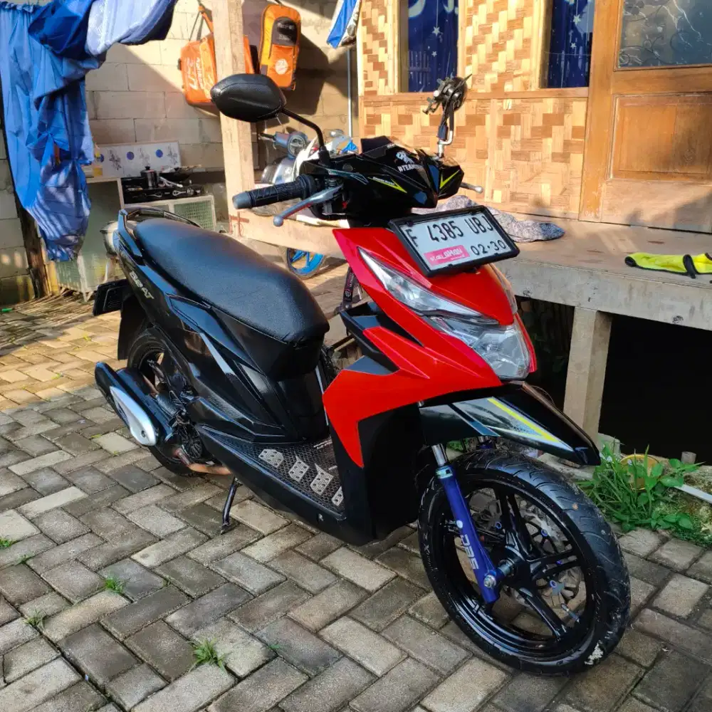BEAT FI ECO ESP CBS ISS Merah Hitam TAHUN 2019