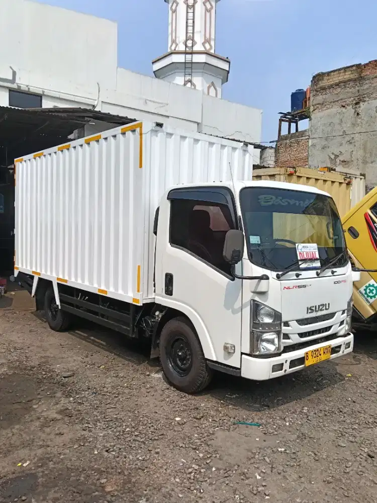 Isuzu elf GIGA NLR55LX ps100 engkel Long box 16 kubik 2020