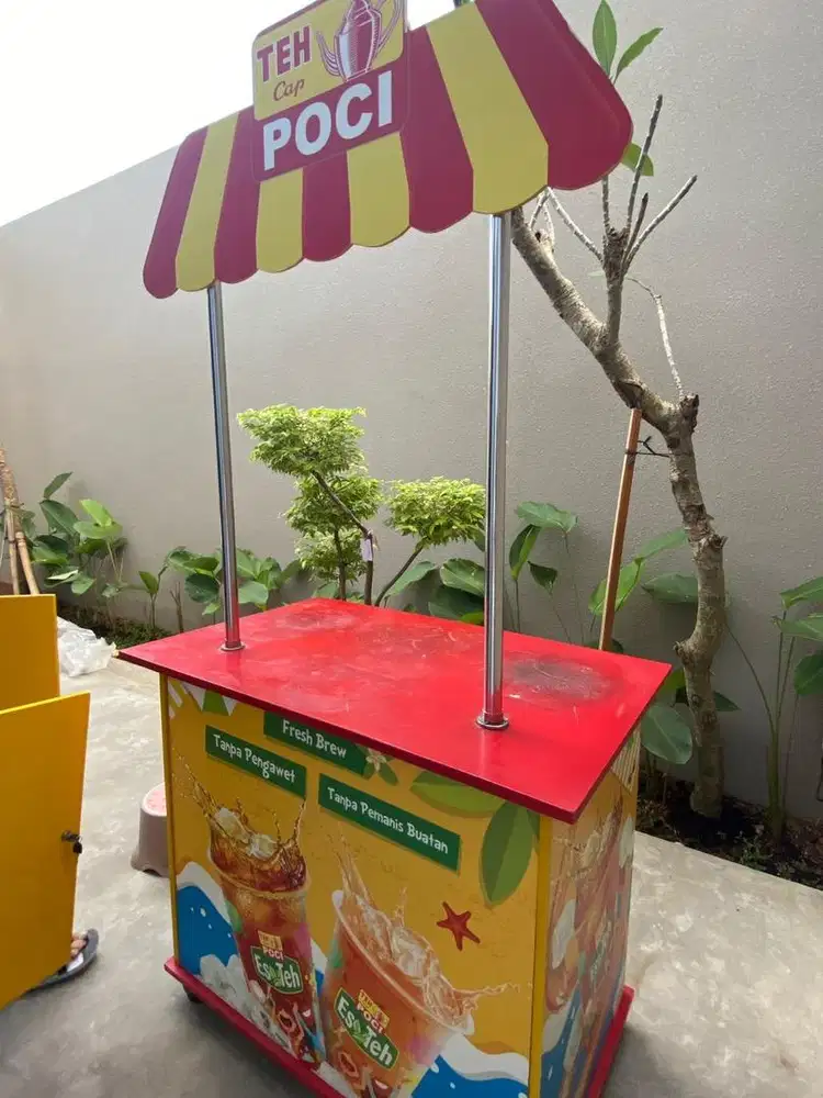 Meja Stand Minuman Teh
