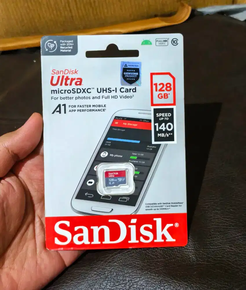 Sandisk 128GB A1 140mb/s