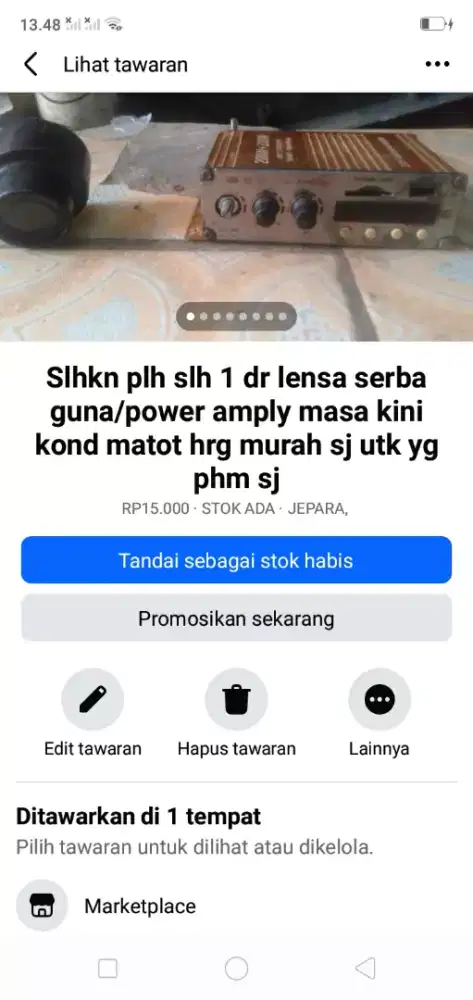 Slhkn plh slh 1 dr lensa lawas atau sblh nya kond bgs hrg murah sj cpt