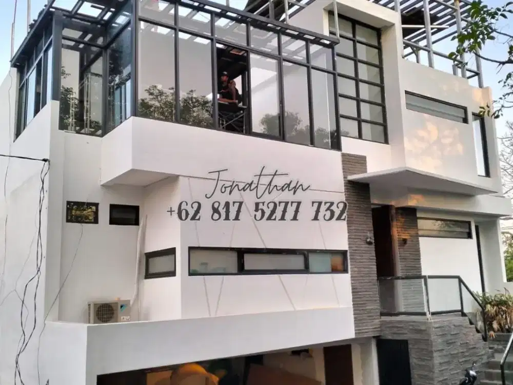 Dijual Villa Mewah Freehold 5 Kamar Ocean View 3 Lantai Rooftop Sawangan Nusa Dua Bali - VSKHE