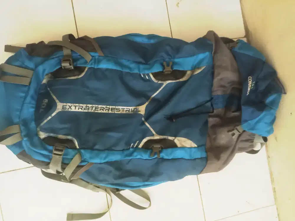 BU Jual carriel consina 60 L kondisi bagus dan Hammcok size 250x150