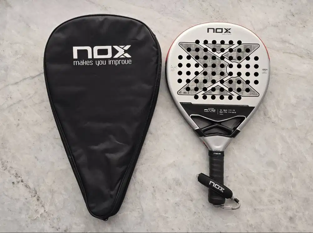Raket Padel NOX AT10 Genius Agustin Tapia 18K Carbon Racket