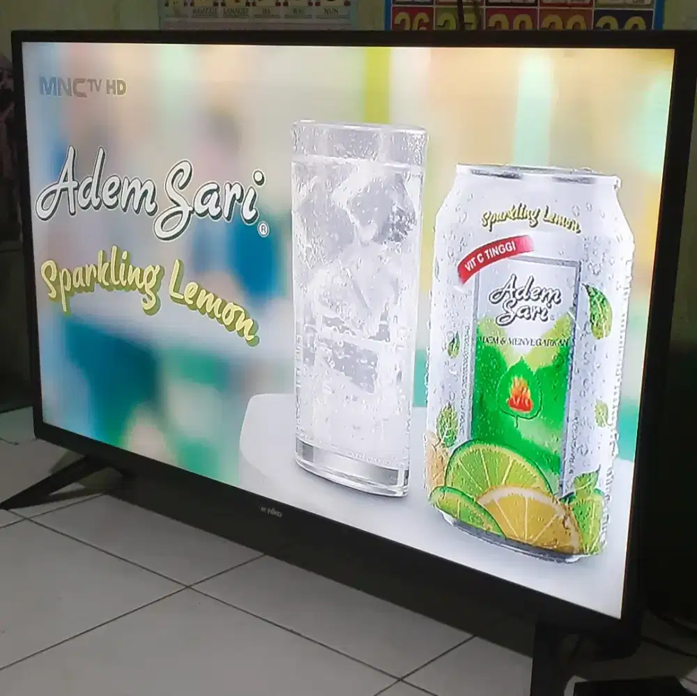 tv led 40 inch udh ada stb tinggal pake aj